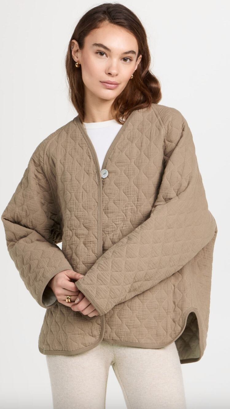 DONNI. | Quilted Jacket in Mushroom M